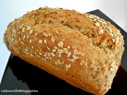 Zabpelyhes dagasztás nélküli kenyér 